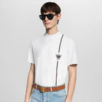 Golden Crown Patch White T-shirt