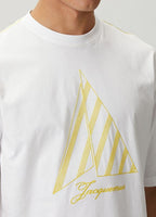 The Voilier Embroidered White Oversize T-shirt