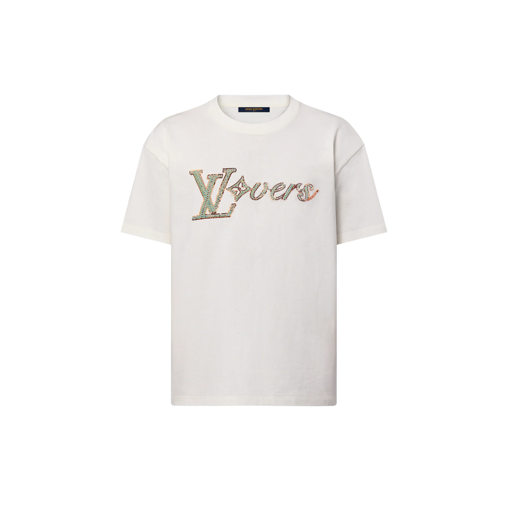 Ερωτευμένοι Κεντητό Λευκό T-shirt