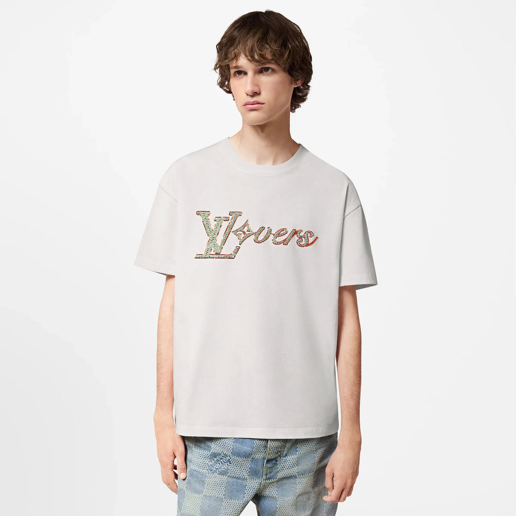 Ερωτευμένοι Κεντητό Λευκό T-shirt