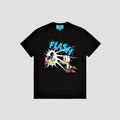 Disney Donald Duck Flash Oversize Black T-shirt