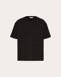 Cotton T-shirt with Toile Iconographe Print