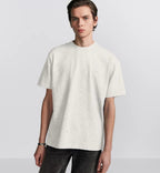 White Distressed-Effect Cotton Jersey T-shirt
