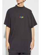 Ebay Σκούρο Γκρι Υπερμεγέθη Μπλουζάκι