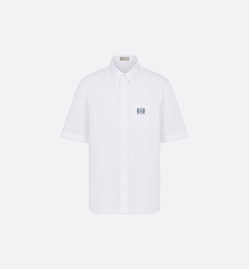 Charm Short Sleeved White Shirt
