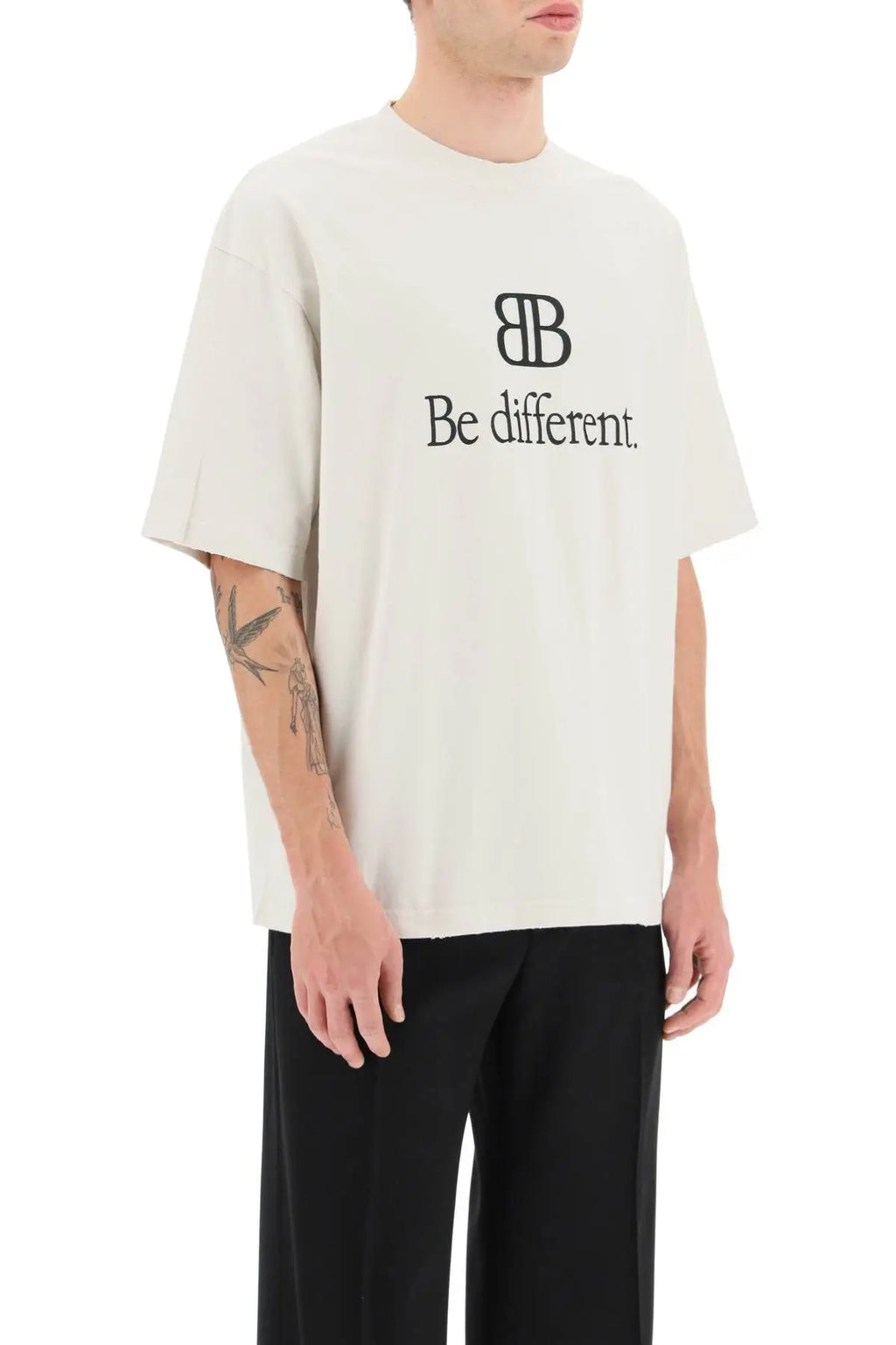 BB Be Different Λευκό Oversize T-shirt