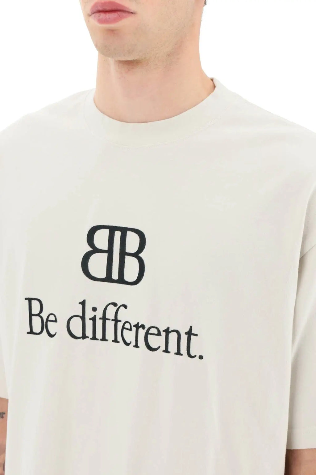 BB Be Different Λευκό Oversize T-shirt