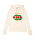 Vintage λογότυπο Λευκό Hoodie