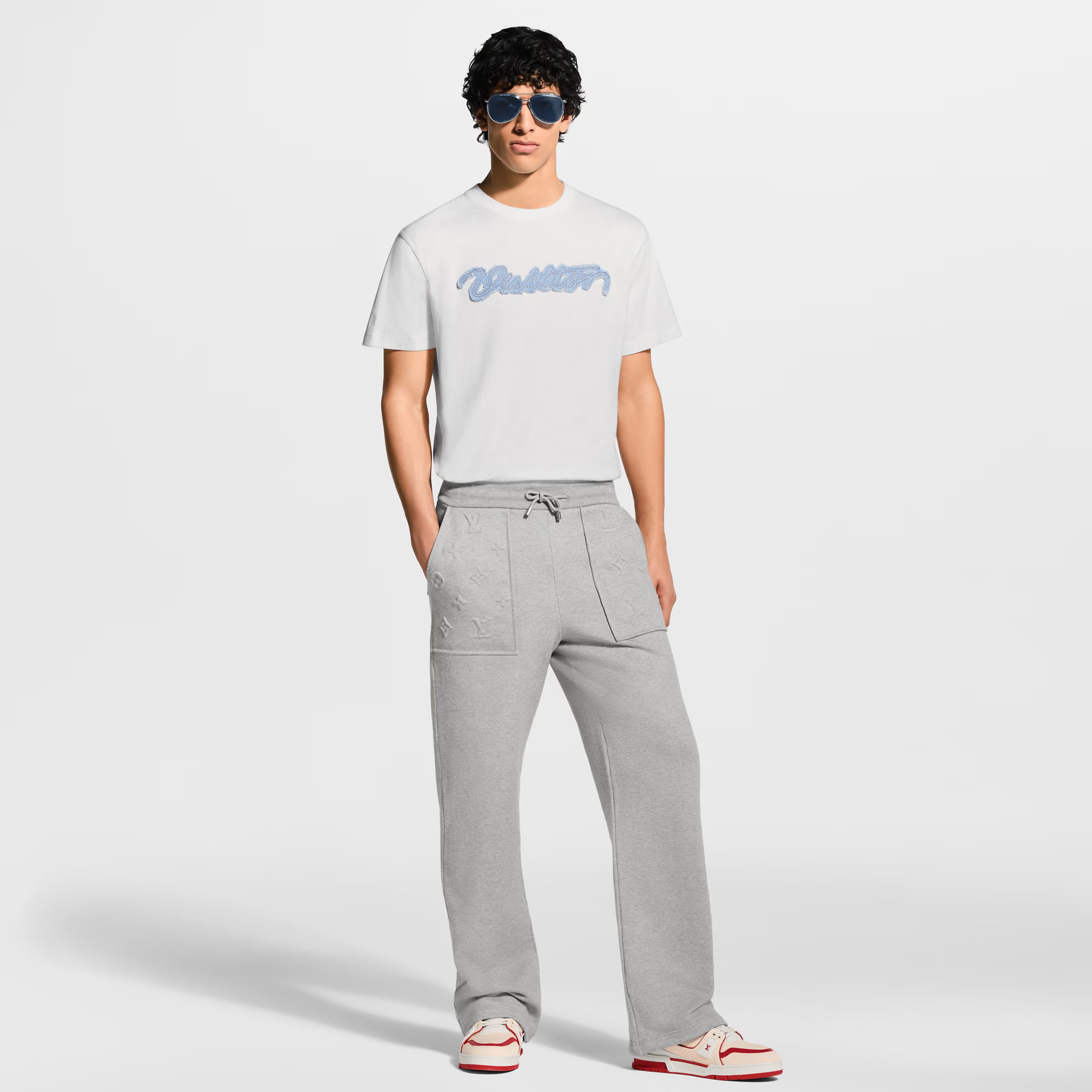 Denim Signature White T-shirt