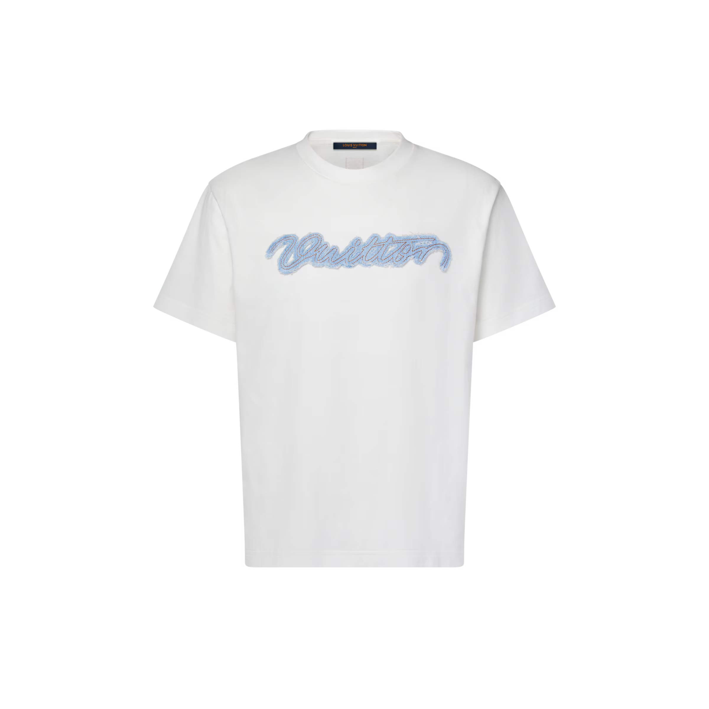 Denim Signature White T-shirt