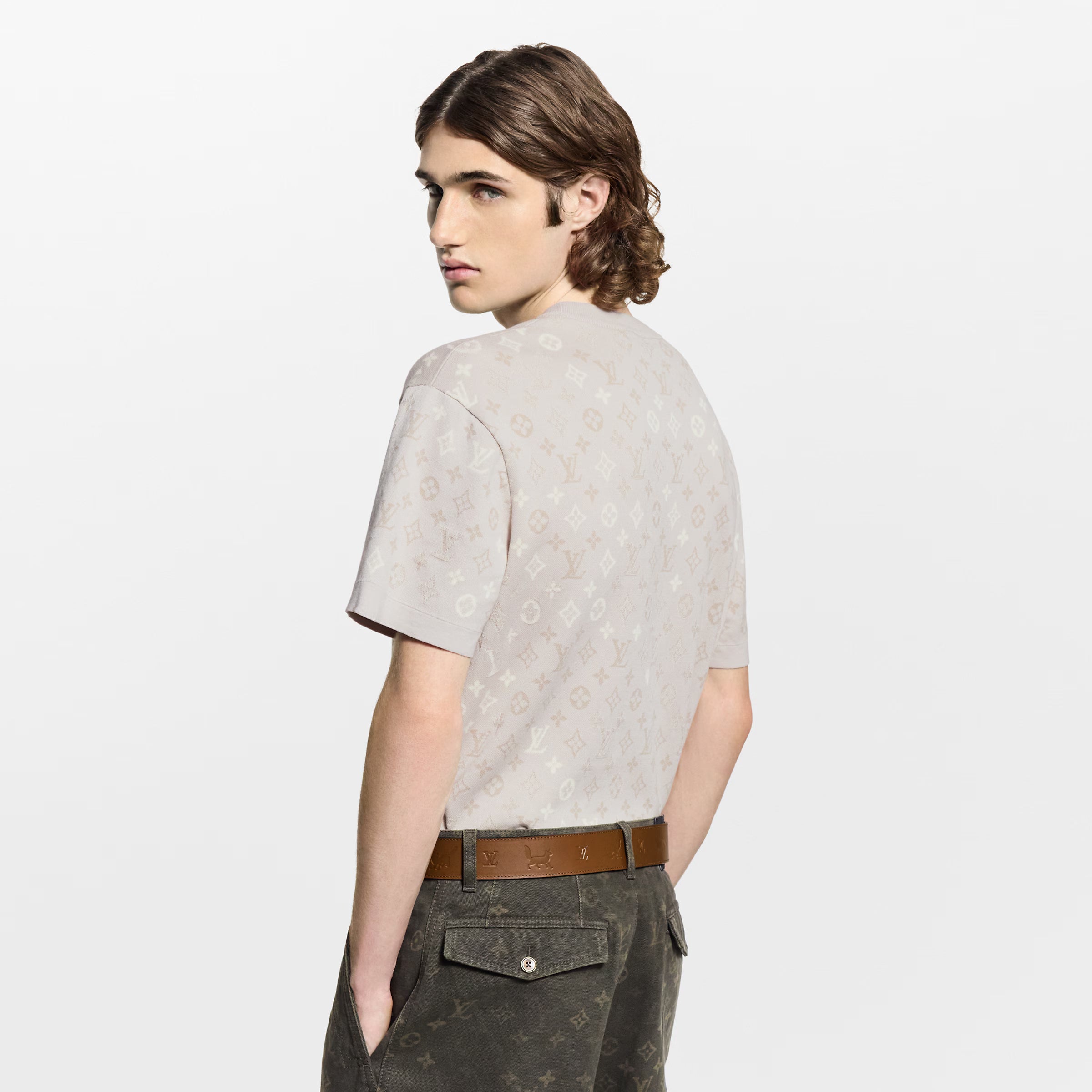 Monogram Light Beige T-shirt