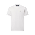Signature Short-Sleeved Knitwear Milky White T-shirt