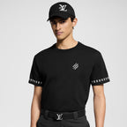 Signature Short-Sleeved Knitwear Black T-shirt
