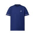 Signature Short-Sleeved Knitwear Indigo Blue T-shirt