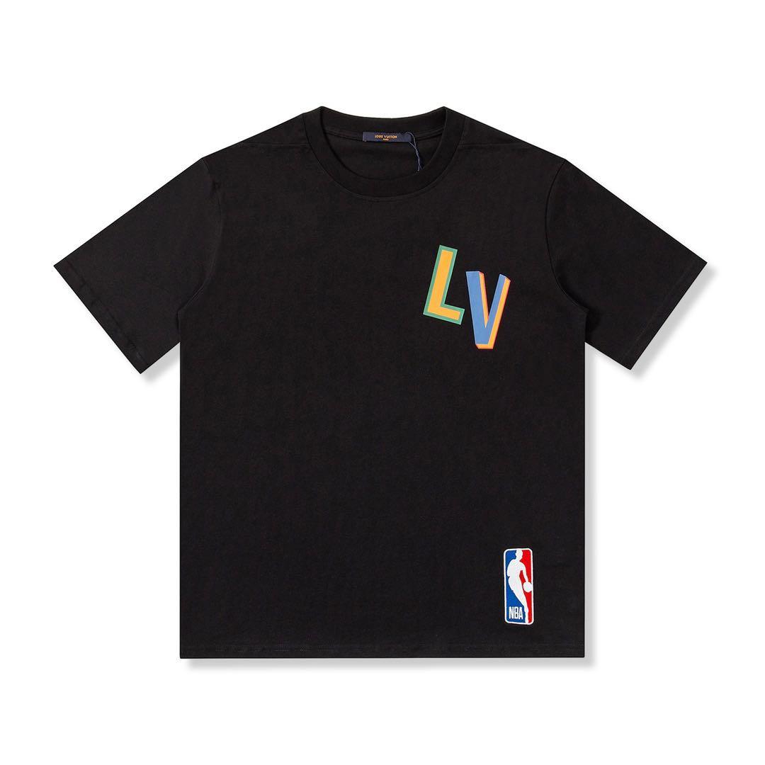 Μαύρο T-shirt LV x NBA