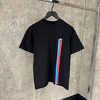 Short Sleeved Embroidered Black T-shirt